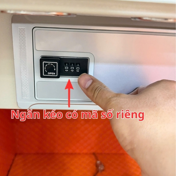 Két săt Xuân Hòa KIVA KV-60FID có ngăn kéo có mã số riêng