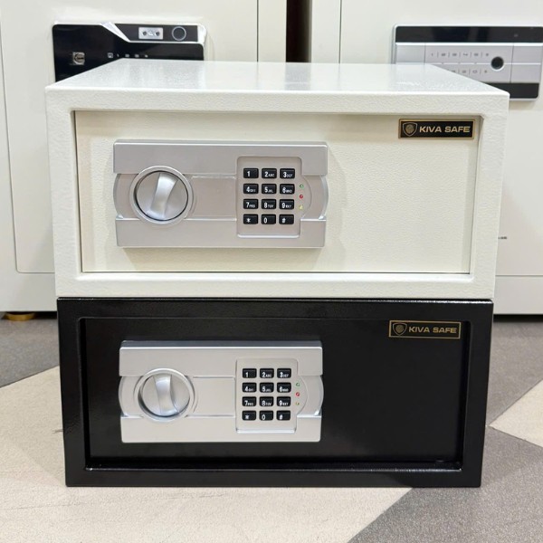 Két sắt mini khách sạn KIVA KV-200NG thép đúc để tủ – Review chi tiết tính năng, ưu nhược điểm
