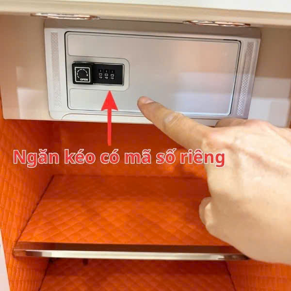 Nội thất két sắt KIVA Xuân Hòa KV-50AH có ngăn con có mã riêng